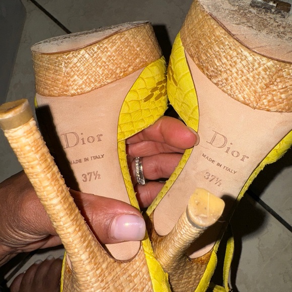 Dior Peeptoe Heels Vintage - Picture 5 of 11